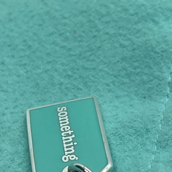 RARE Tiffany Something Blue for the Bride Wedding Charm or Pendant Blue Enamel - Picture 5 of 10